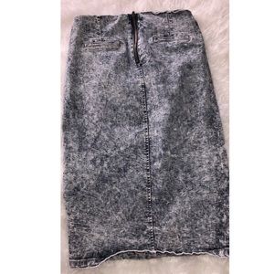Jean Pencil skirt